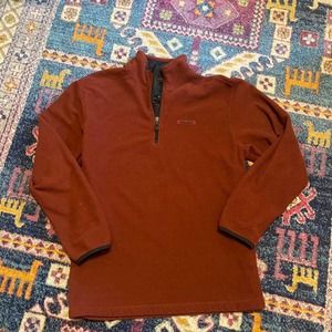 Timberland Quarter Zip Waffle Sweater